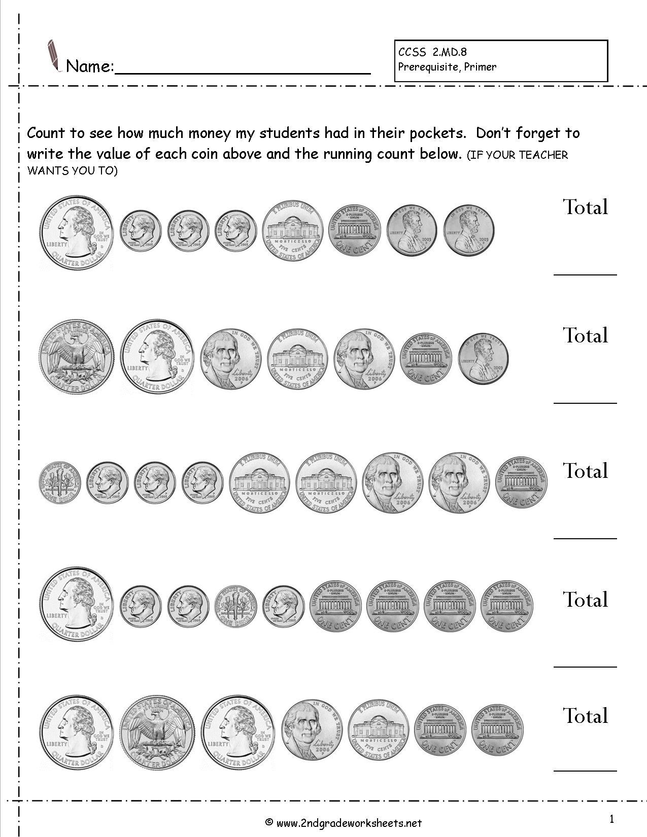 12 Best Images Of Counting Money Worksheets 4th Grade Counting Money Worksheets 2nd Grade