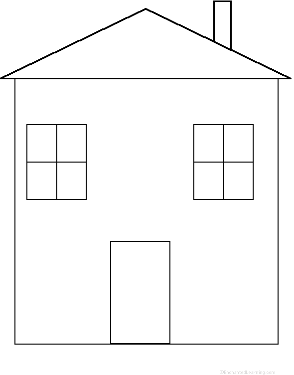 13 Best Images Of Shape House Worksheet Preschool House Shape 