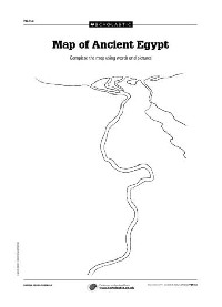 Ancient Egypt Map Labeling Worksheet - United States Map