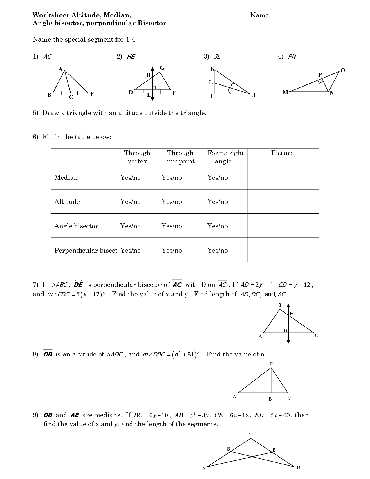 5 Best Images Of Congruent Angles Worksheets Congruent Triangles 