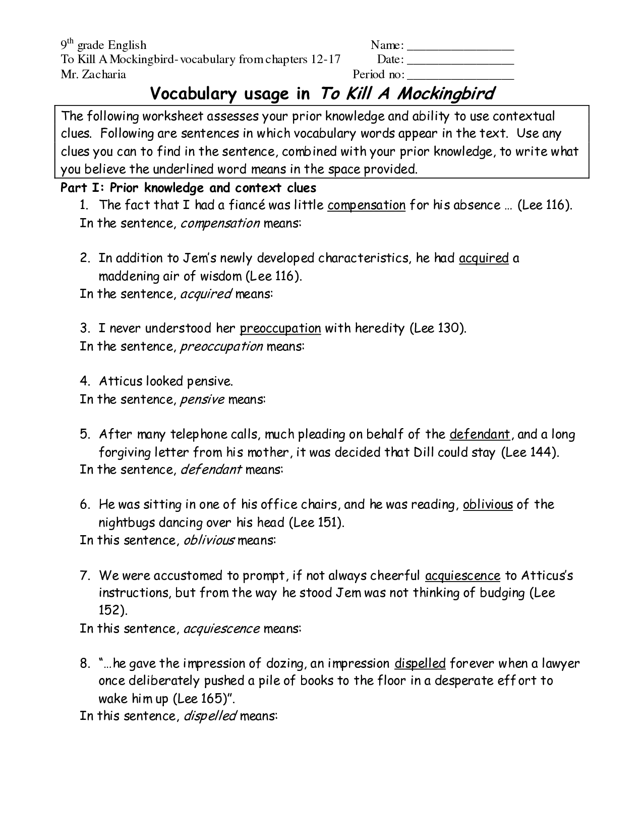 9th Grade Worksheet Category Page 2 Worksheeto