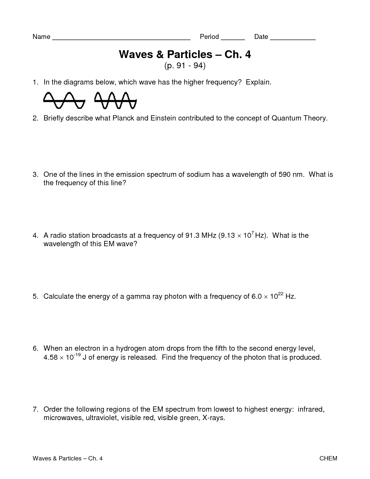 11 Best Images Of Wave Diagram Worksheet Labeling Waves Worksheet Answer Key Seismic Waves 