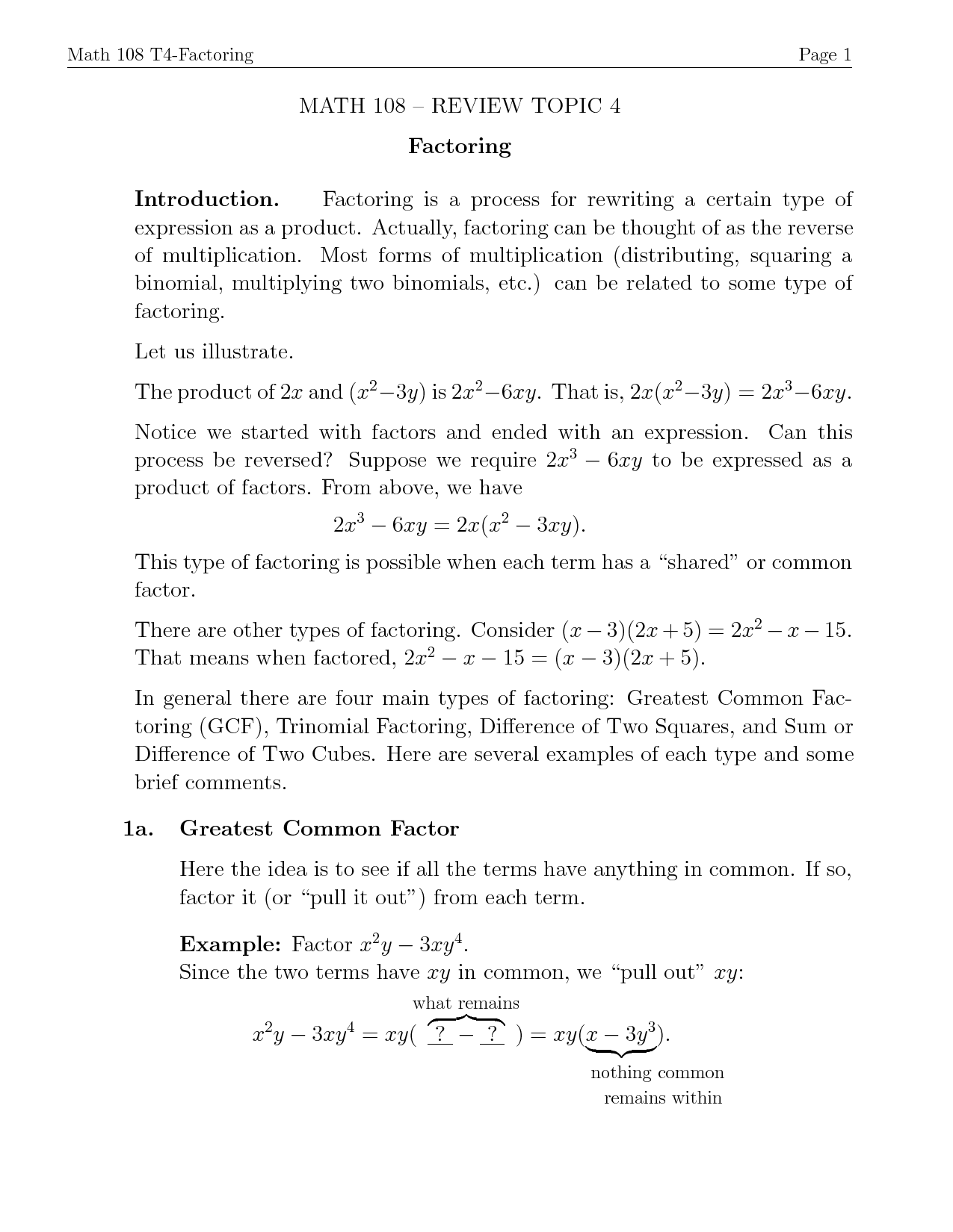 12 Best Images Of Factoring Out Monomials Worksheets Factoring Polynomials By Greatest Common
