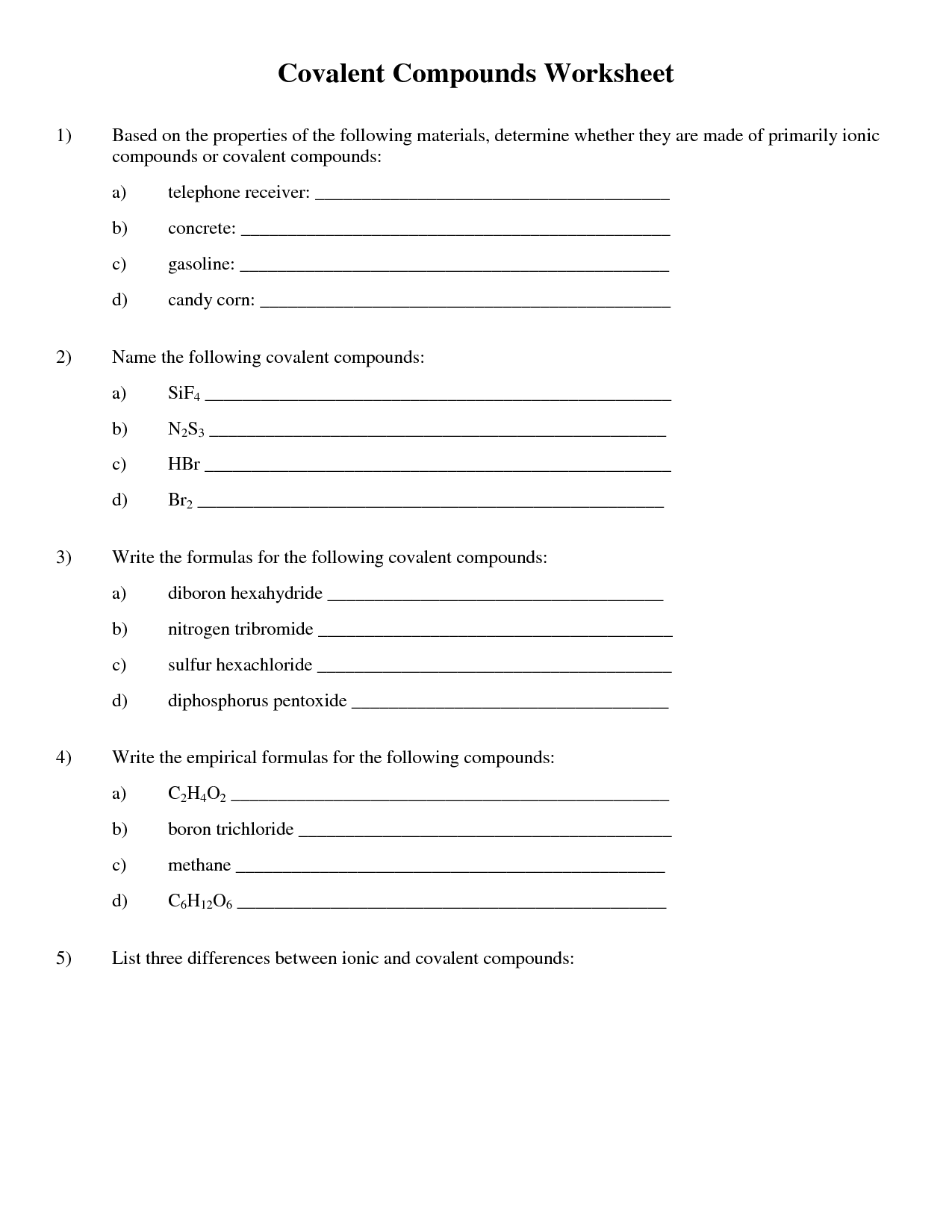 11 Best Images Of Ionic And Covalent Bonding Practice Worksheet Answers Ionic And Covalent 