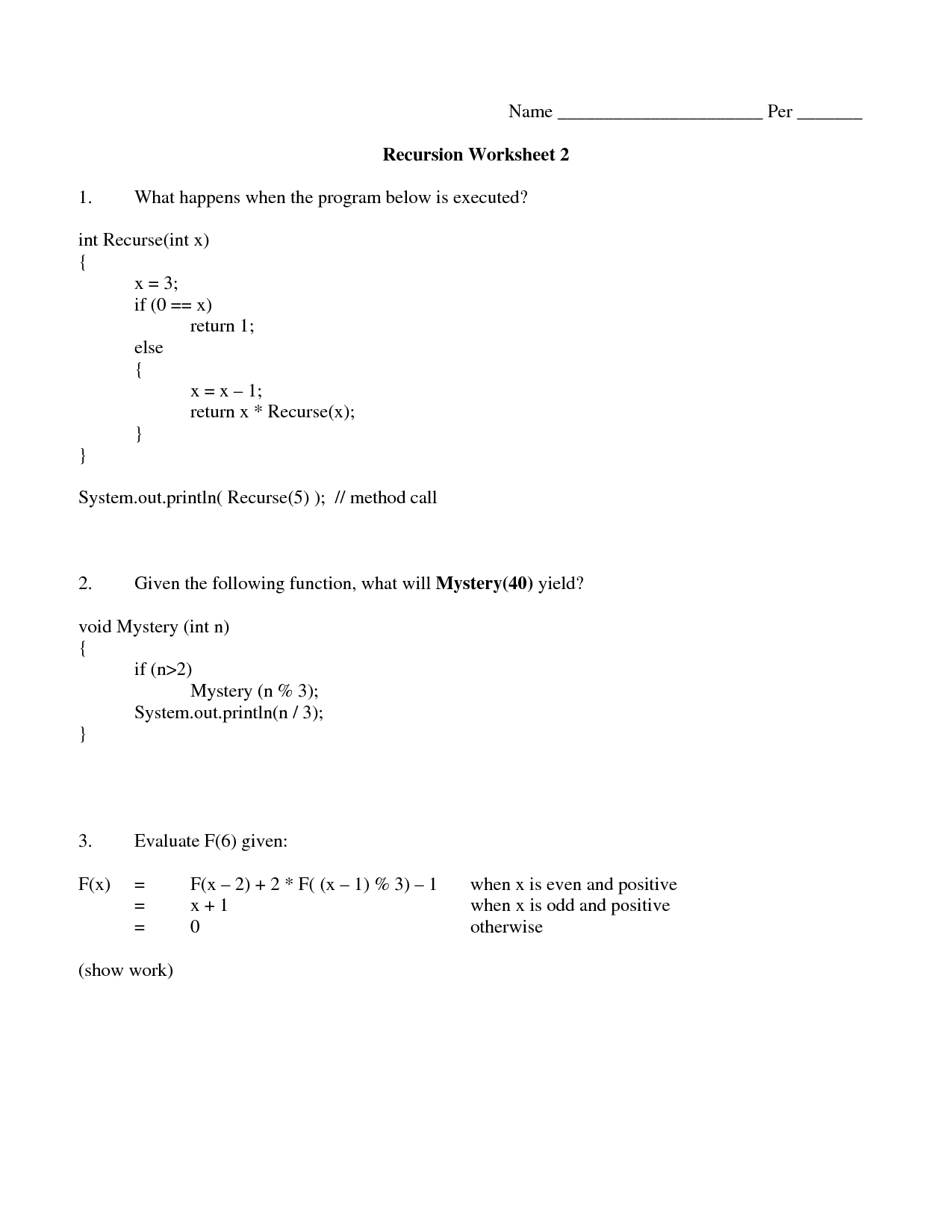 12 Best Images Of Function Operations Worksheets 7th Grade Math Worksheets 8th Grade Math