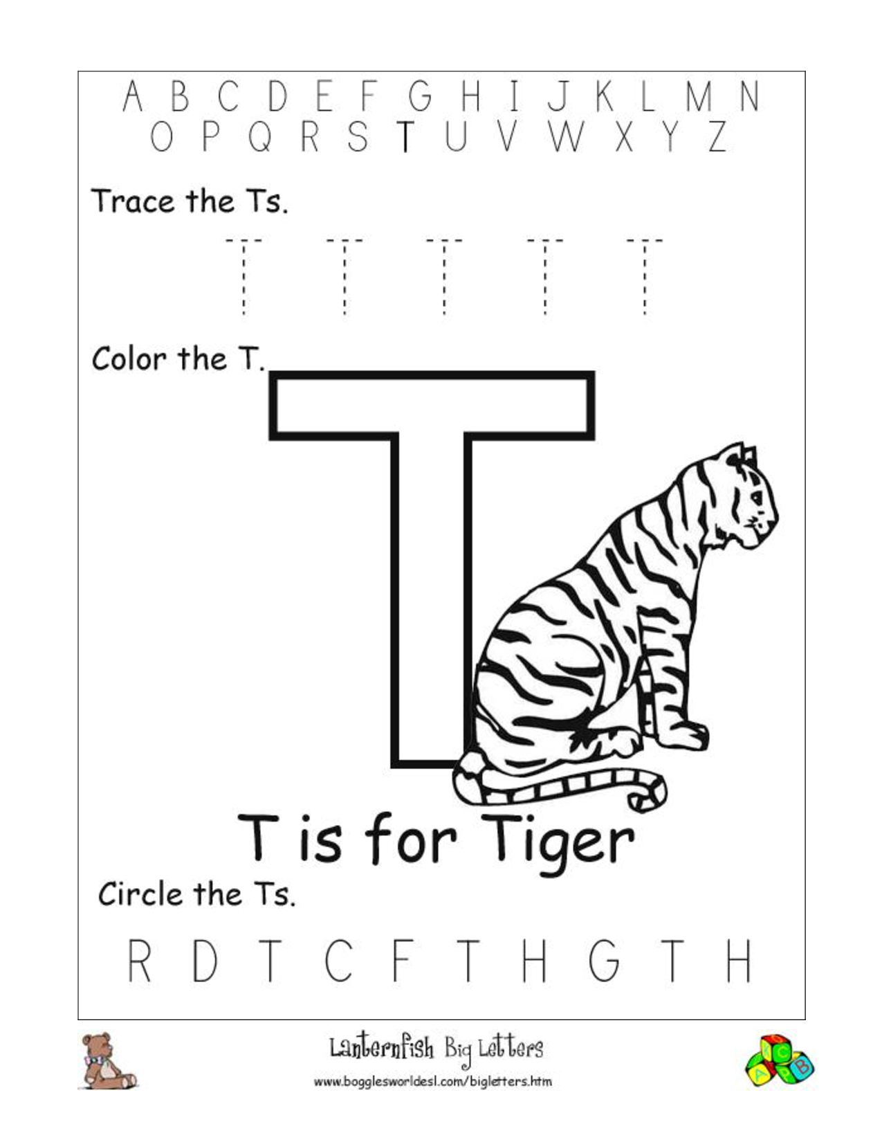 12 Best Images Of Pre Writing Letter T Worksheet Letter T Phonics Worksheets Letter T 