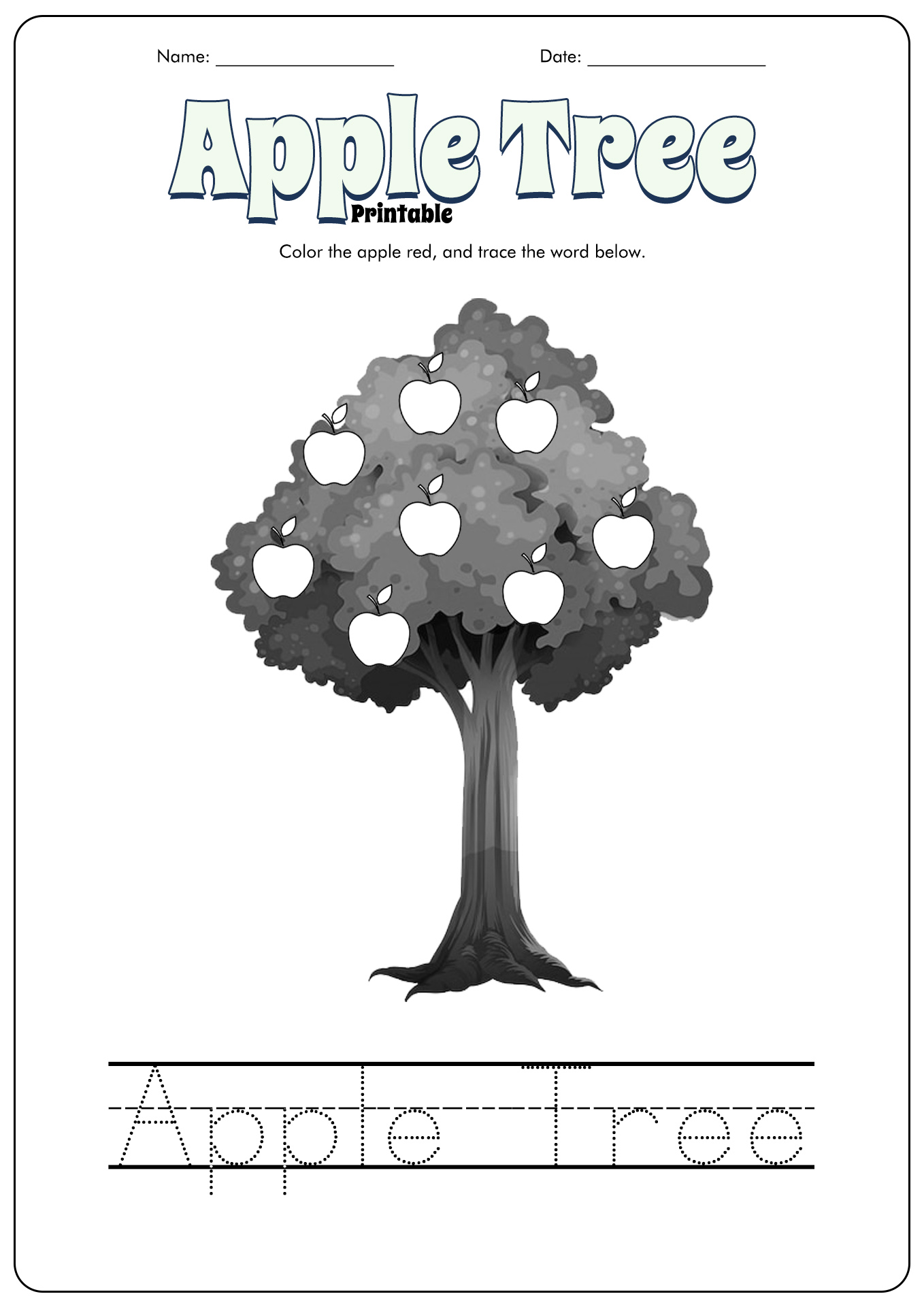 13 Best Images Of Apple Activity Worksheets Apple Counting Printable 