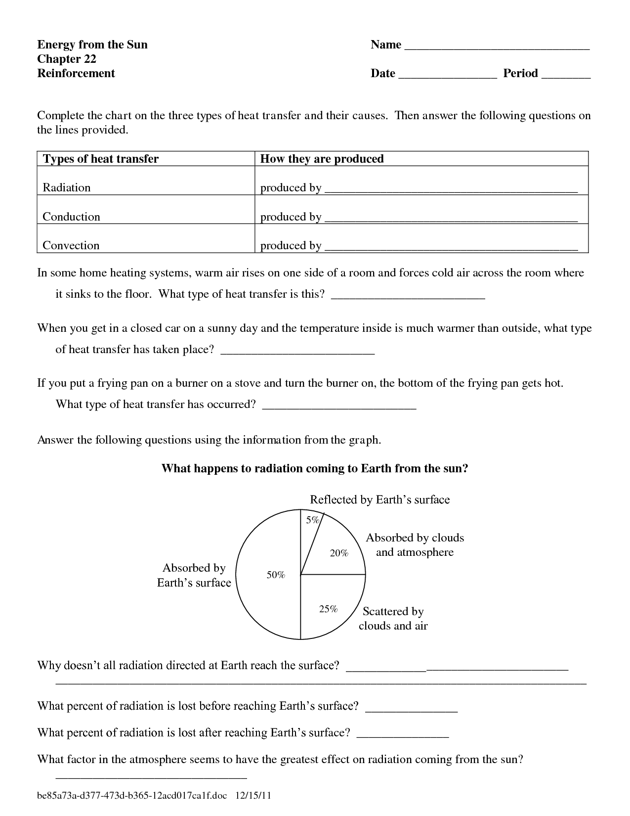 17 Best Images Of Types Of Energy Worksheet Different Forms Of Energy 