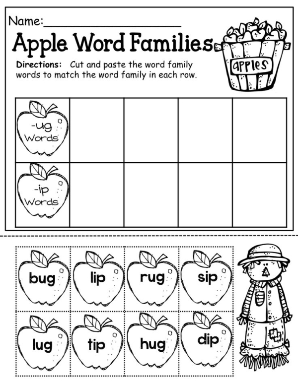 7 Best Images Of Rhyming Words Cut And Paste Worksheets Kindergarten Rhyming Worksheets Cut