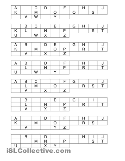 10 Best Images Of Fill In Missing Letters Worksheets Alphabet Free 