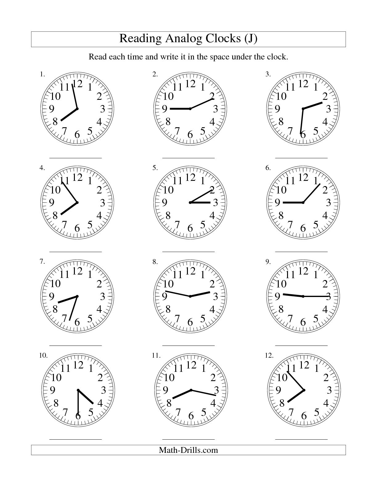 15 Best Images Of Telling Time Worksheets By 5 Minutes Telling Time Worksheets Telling Time