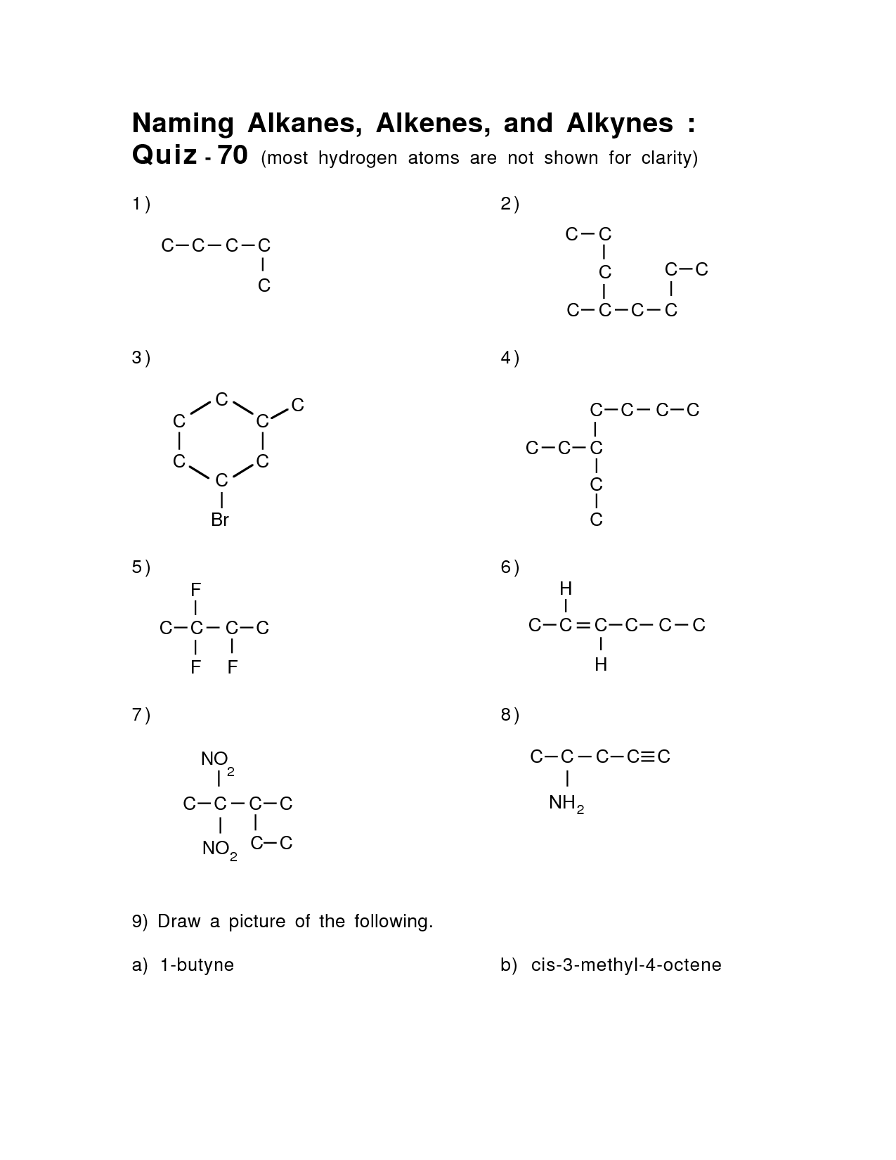 9 Best Images of Identifying Organic Compounds Worksheet Organic