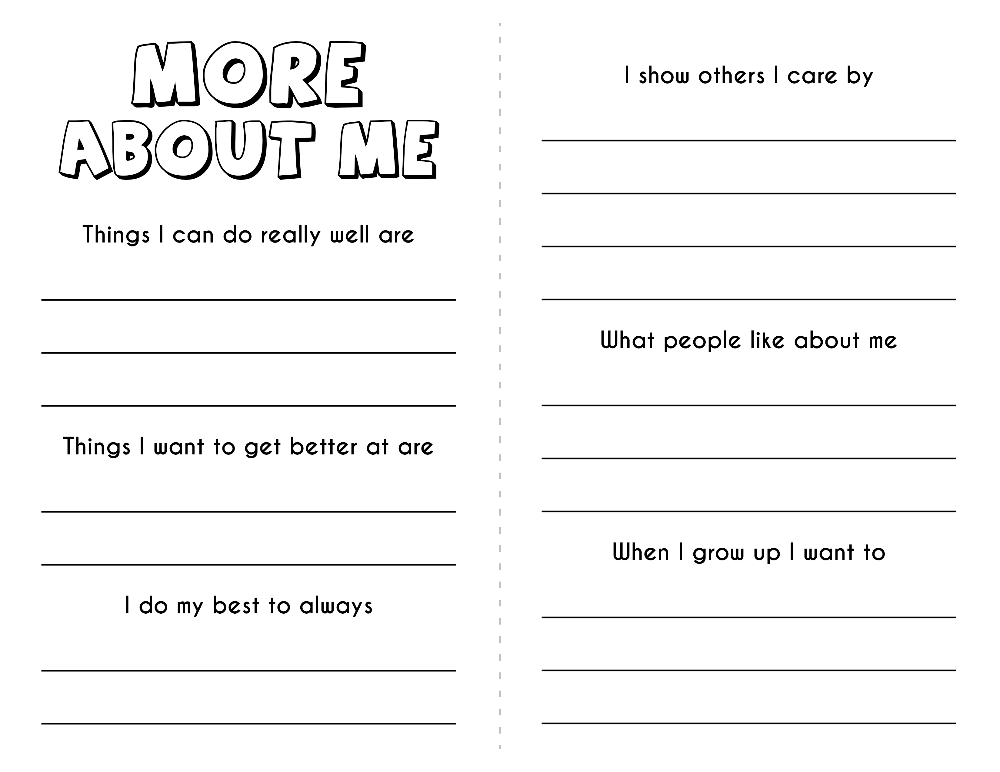 16 Best Images Of Facebook About me Worksheet All About Me Worksheets 