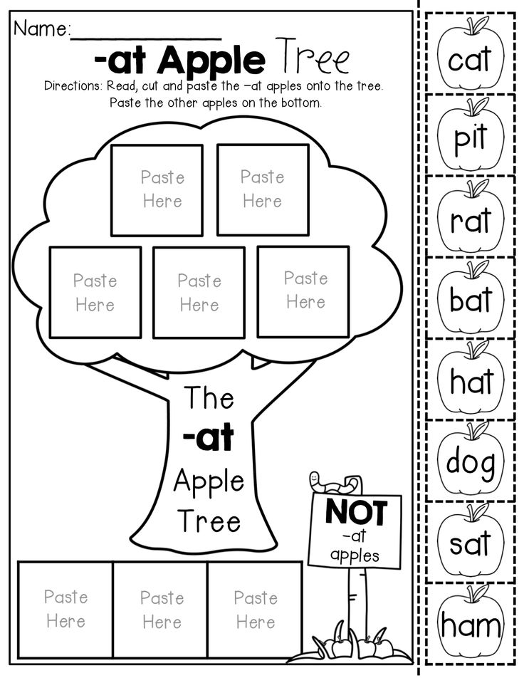 15 Best Images Of At Word Families Worksheets Free Printable Word 