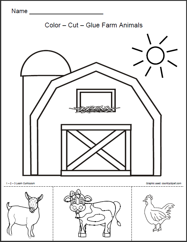 8 Best Images Of Preschool Animal Worksheets Preschool Printables 