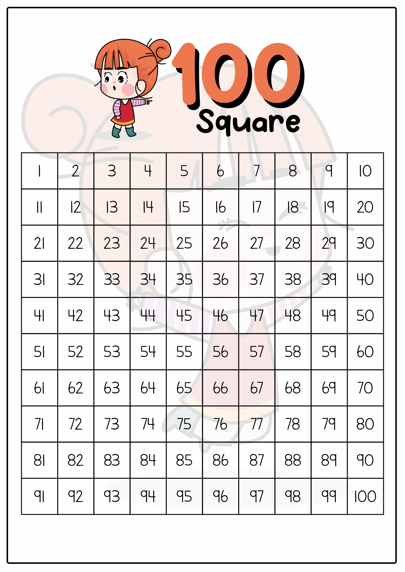 12 Best Images Of Hundreds Square Worksheet Missing Puzzle With 