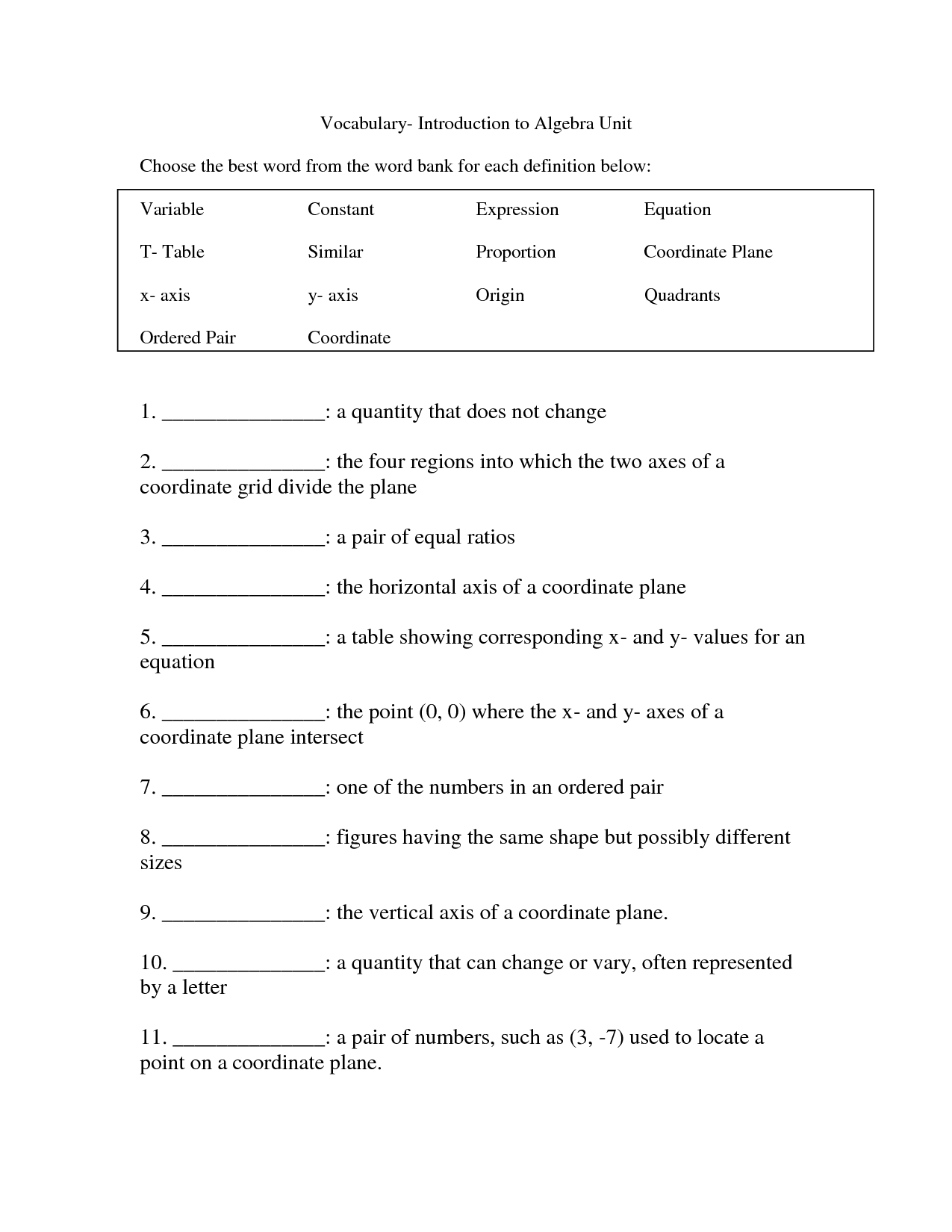 15 Best Images Of Statistical Questions Worksheets 6th Grade 6th Grade Math Worksheets Algebra