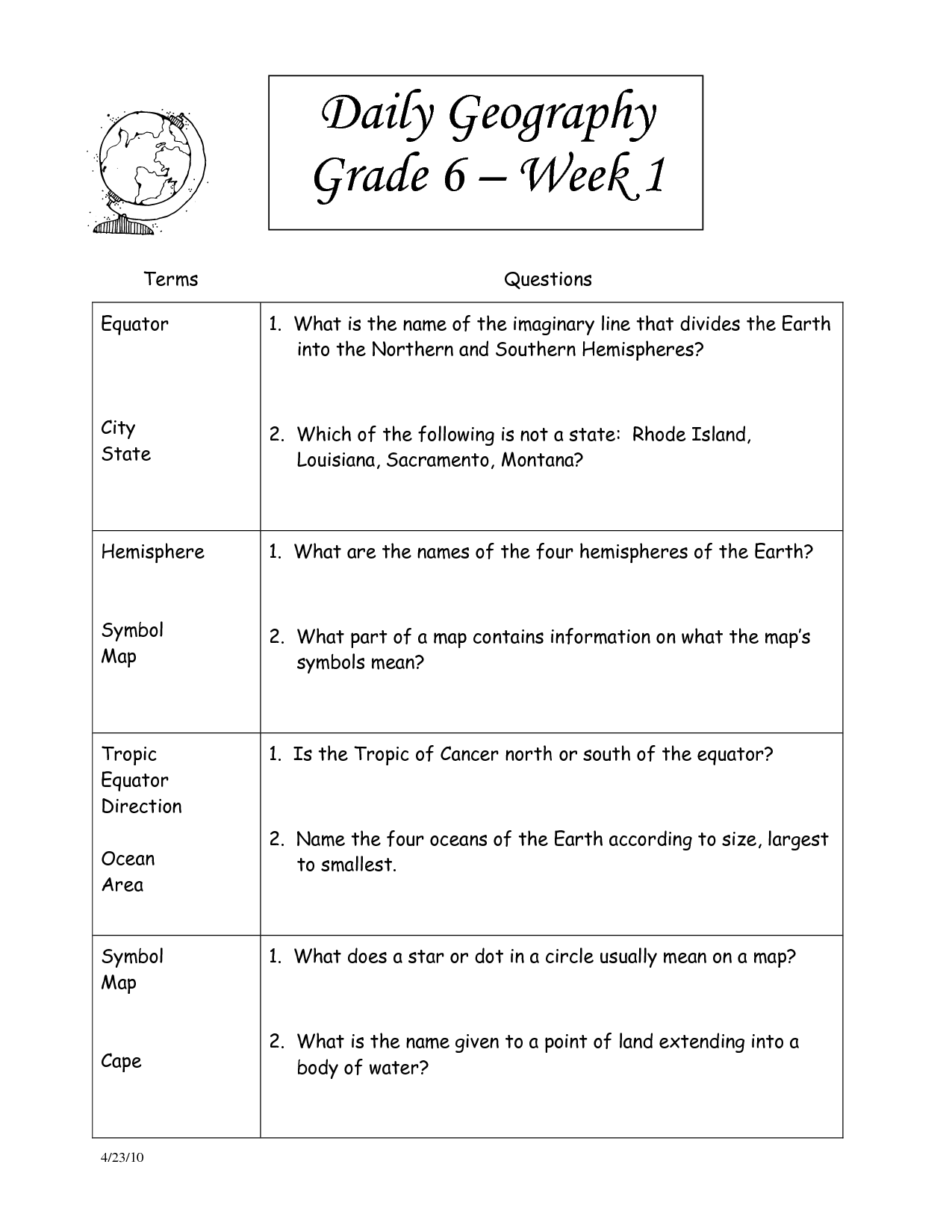 17 Best Images Of 8 Grade Social Studies Worksheets Free Printable 