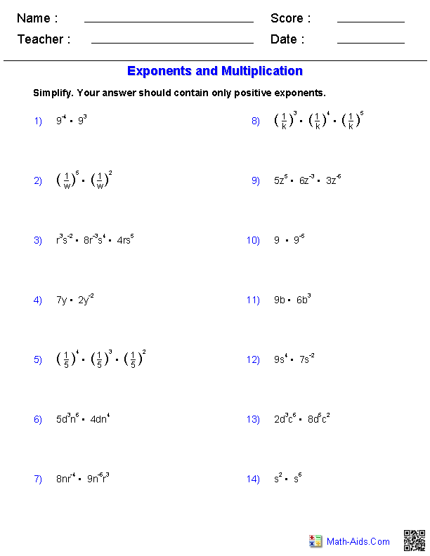 17 Best Images Of Simplifying Exponents Worksheet Simplifying Radical 