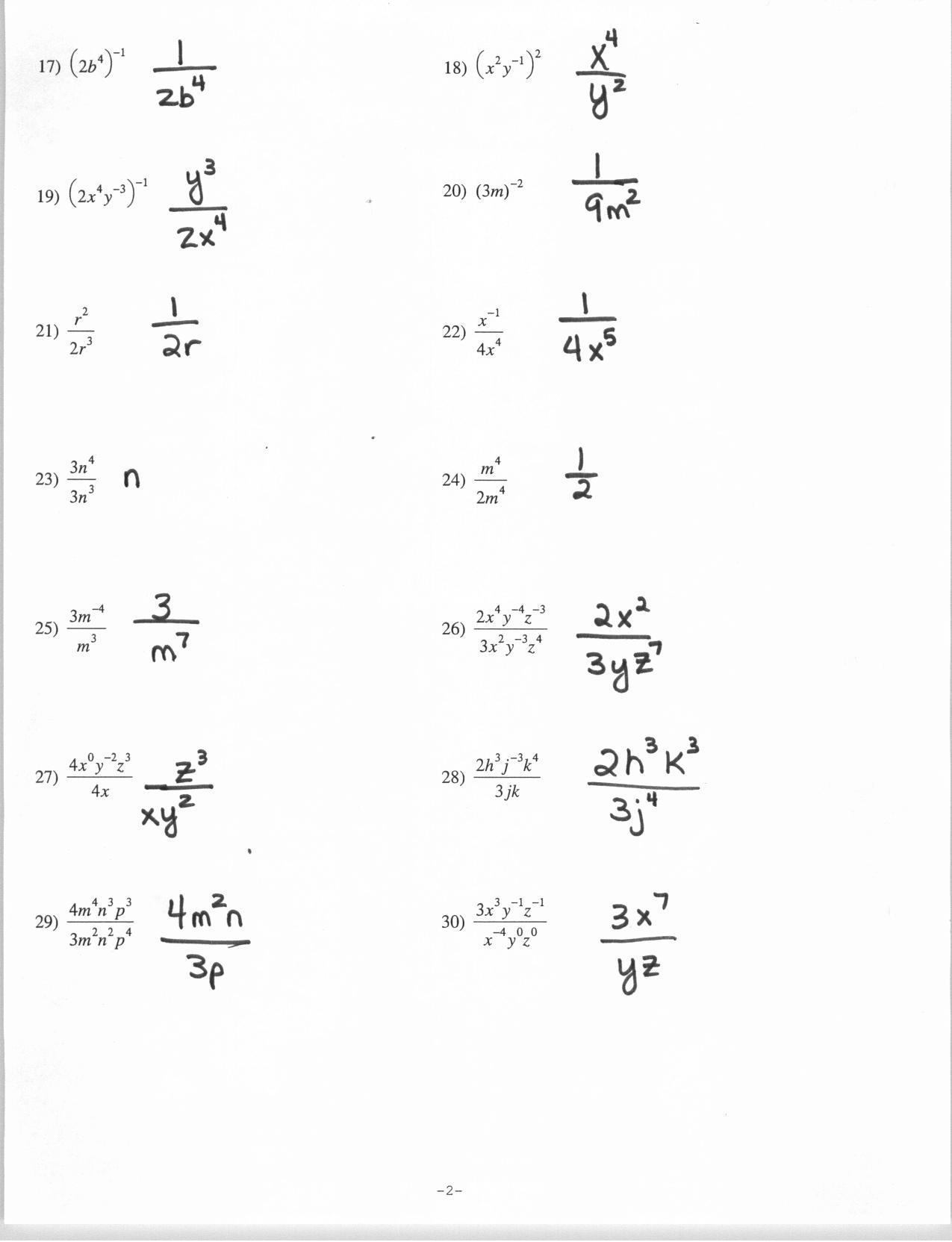 17 Best Images Of Simplifying Exponents Worksheet Simplifying Radical 