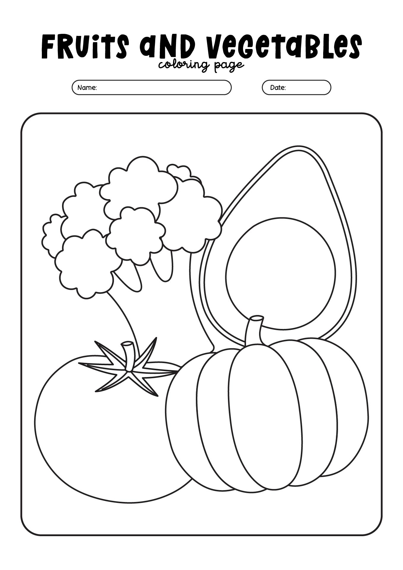 Coloring Pages Worksheet