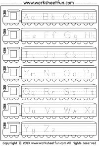 Printable Capital Letter Tracing Worksheets