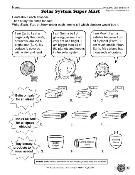 13 Earth Moon System Worksheets Worksheeto