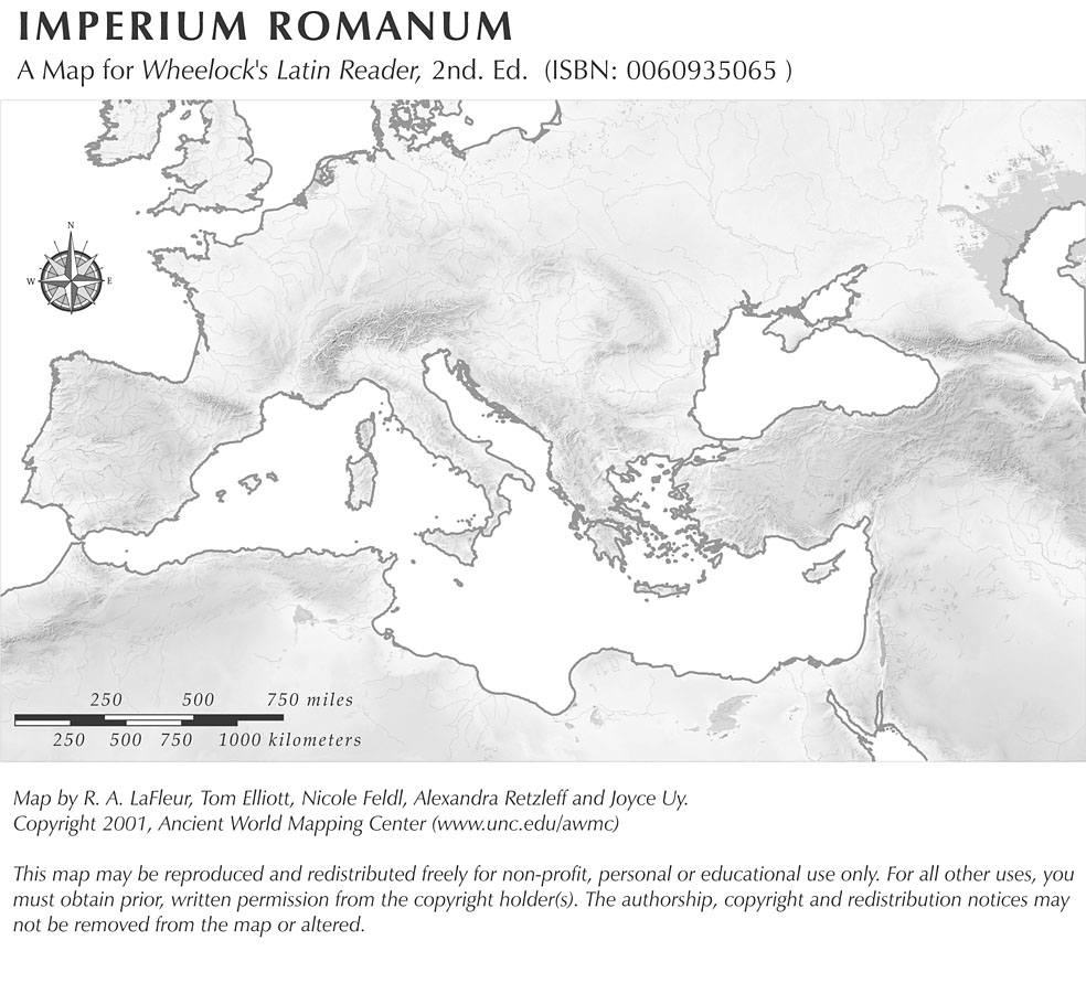 Blank Map Roman Empire