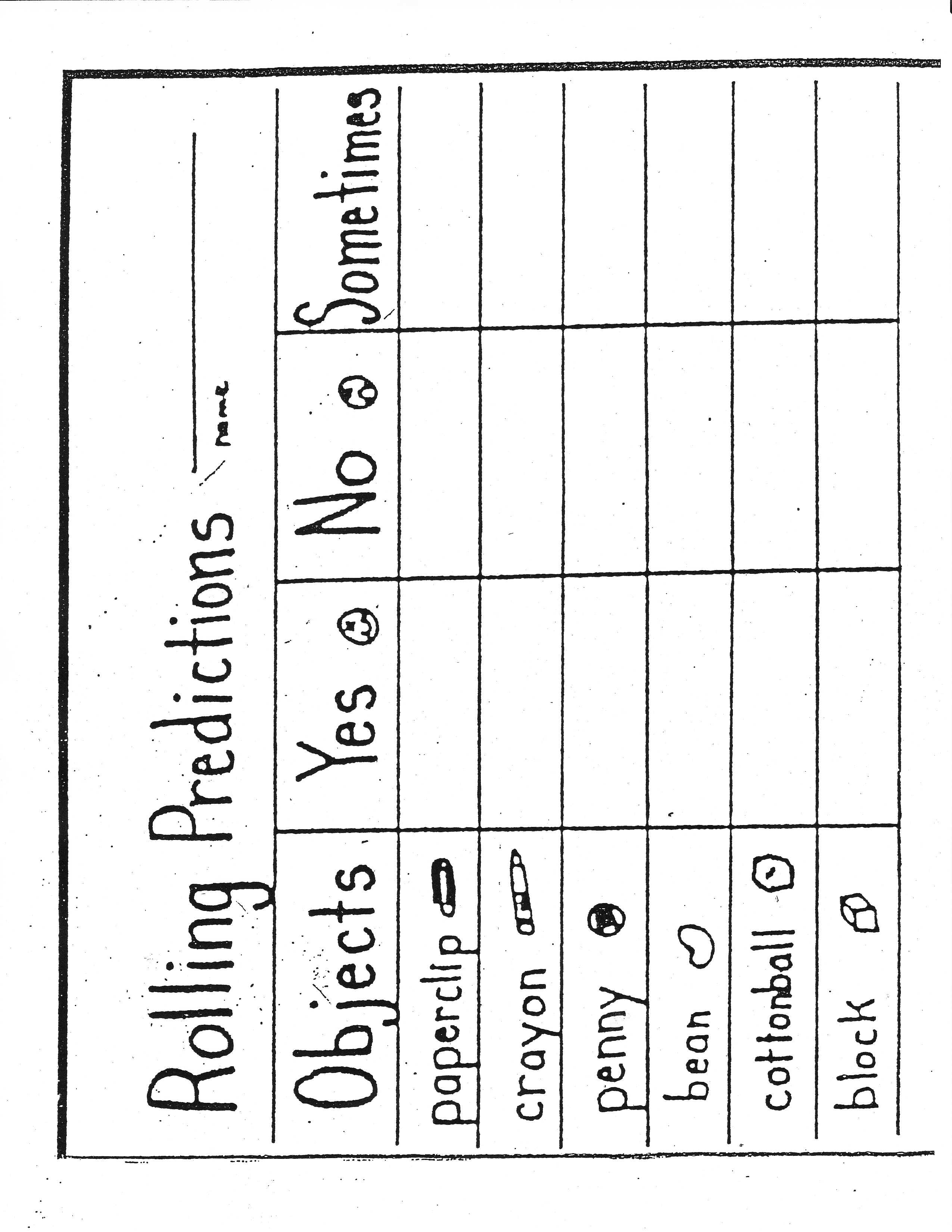 Preschool Science Activity for Transportation