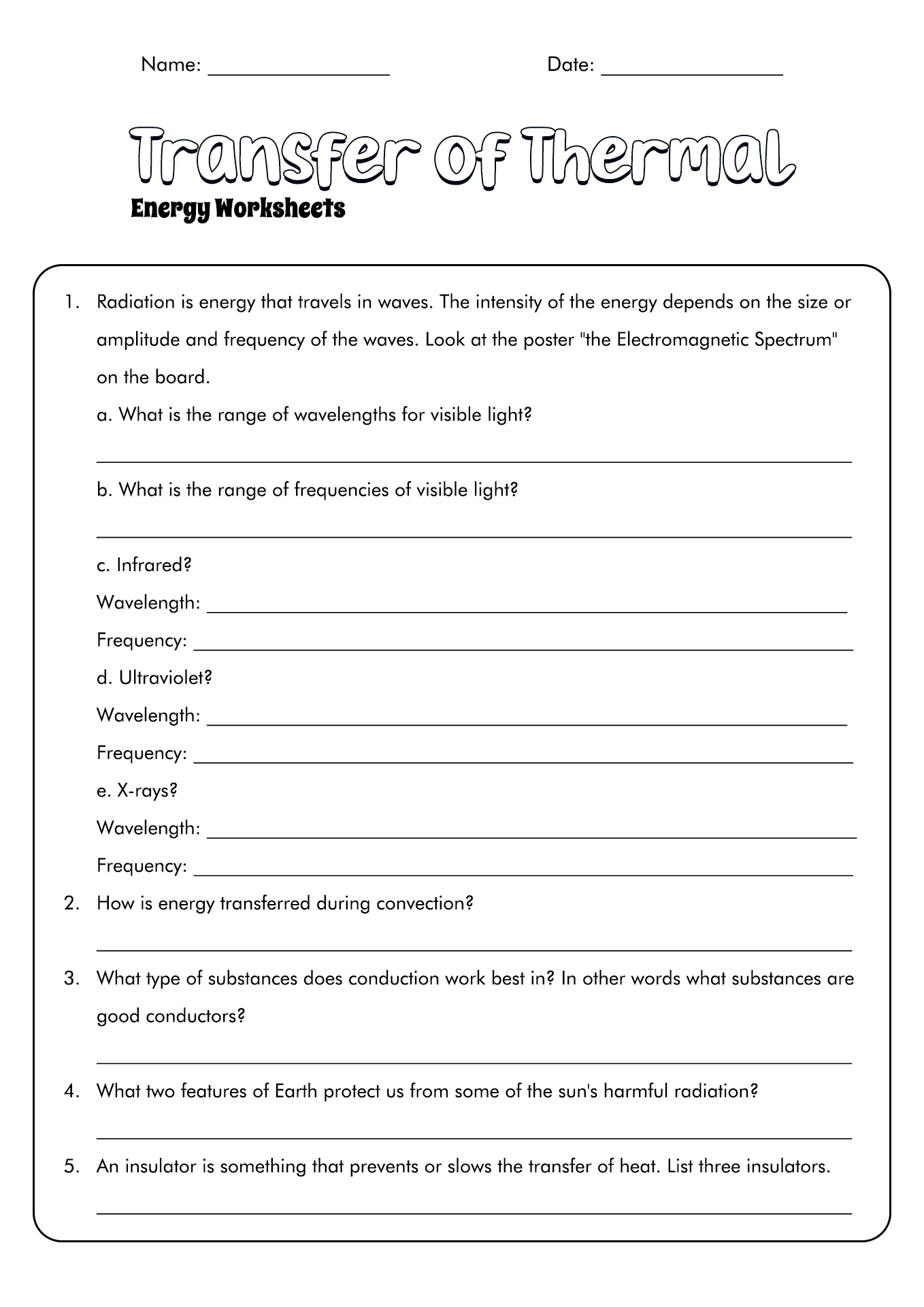 11 Science Heat Energy Worksheets With Answer Worksheeto