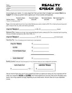 Career Exploration Worksheets Middle School