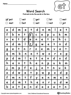 Family Word Search Puzzles