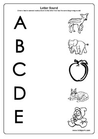 Letter-Sound Worksheets