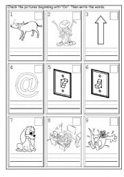 Printable Oo Phonics Worksheets