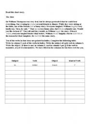 Transitive and Intransitive Verbs Worksheets