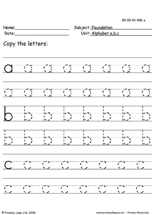 Pencil Skills Worksheets