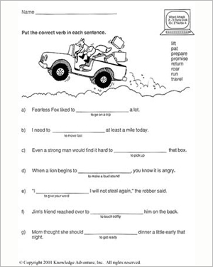 2nd Grade Printable English Worksheets