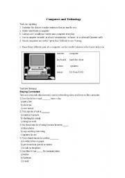 Computer Input Output Worksheets