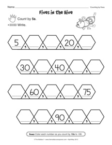 Counting By 5S Worksheet