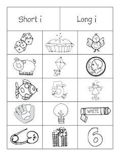 Long and Short Vowel Sort