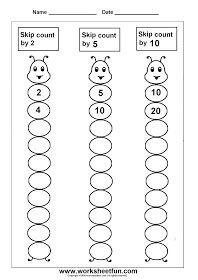 Skip Counting by 5 Worksheets