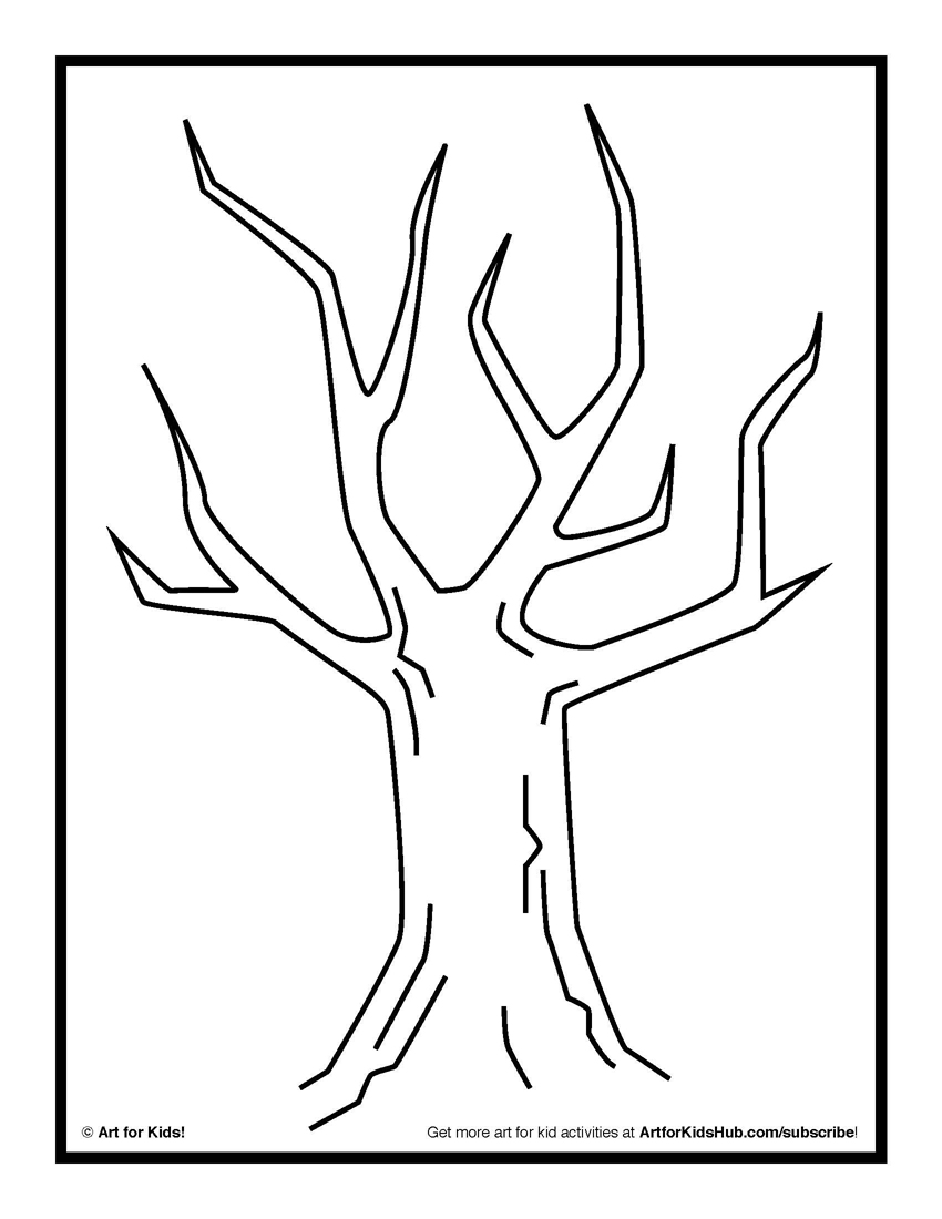 Tree without Leaves Template