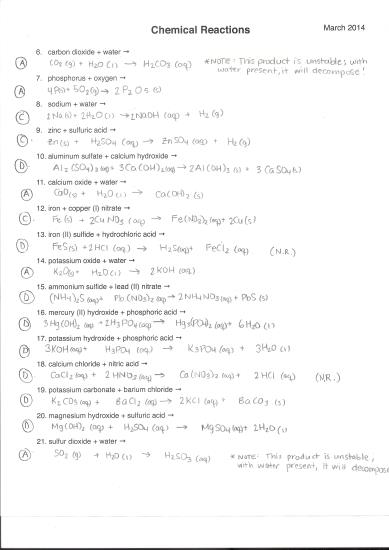 Mole Ratio Worksheet Answer Key