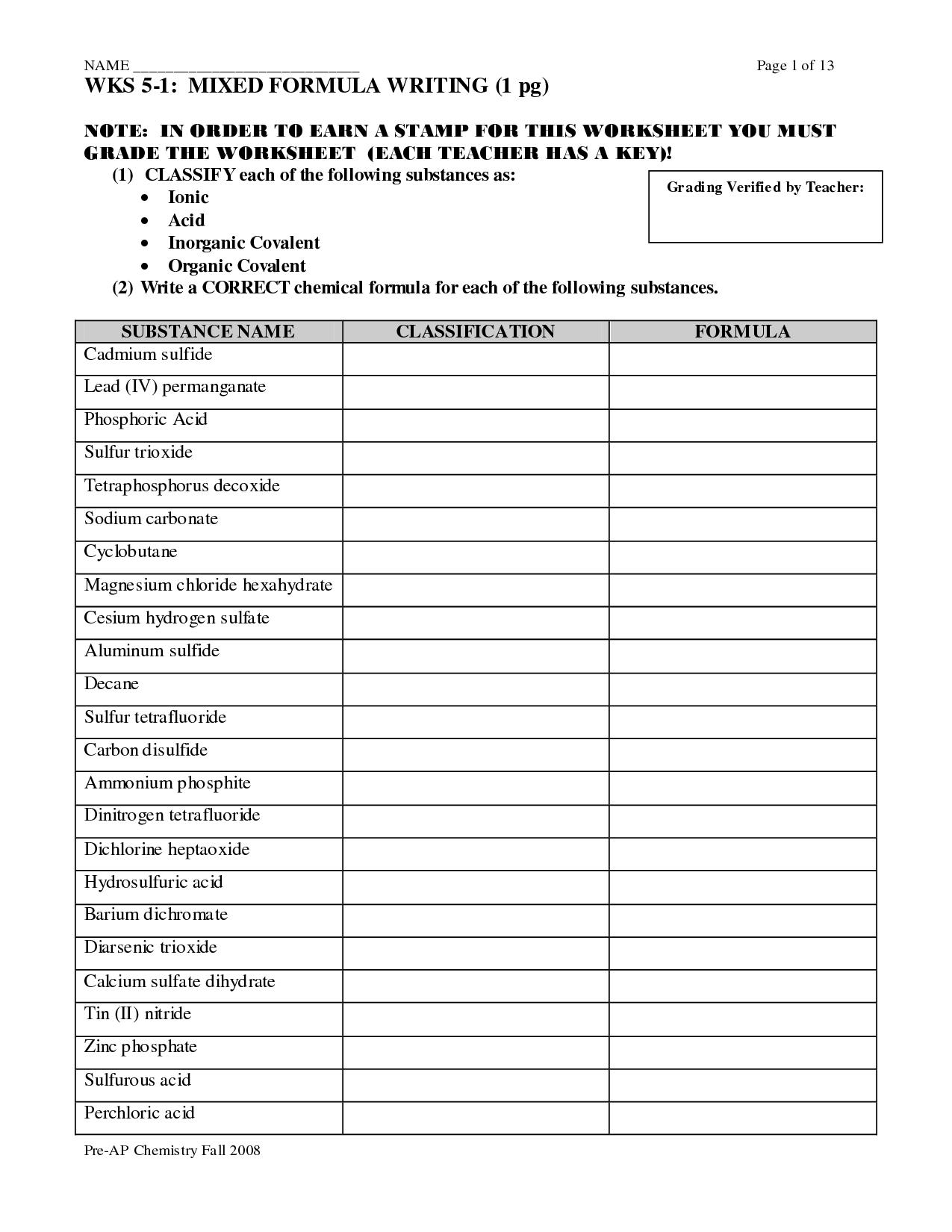 12 Binary Ionic Compounds Worksheet Worksheeto