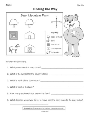 Social Studies Map Worksheets