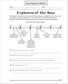 6 Grade Social Studies Worksheets