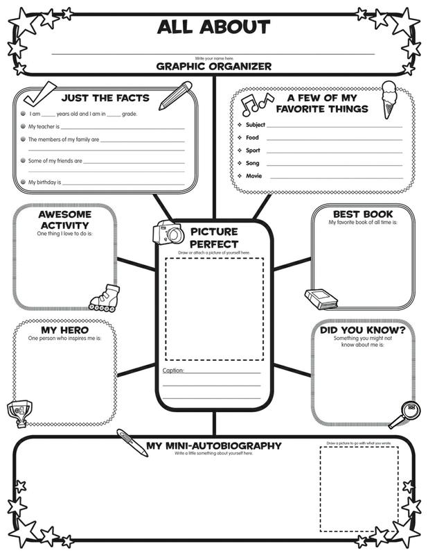 All About Me Graphic Organizer