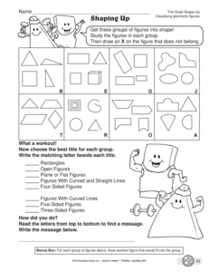 Congruent Shapes Worksheet Grade 1