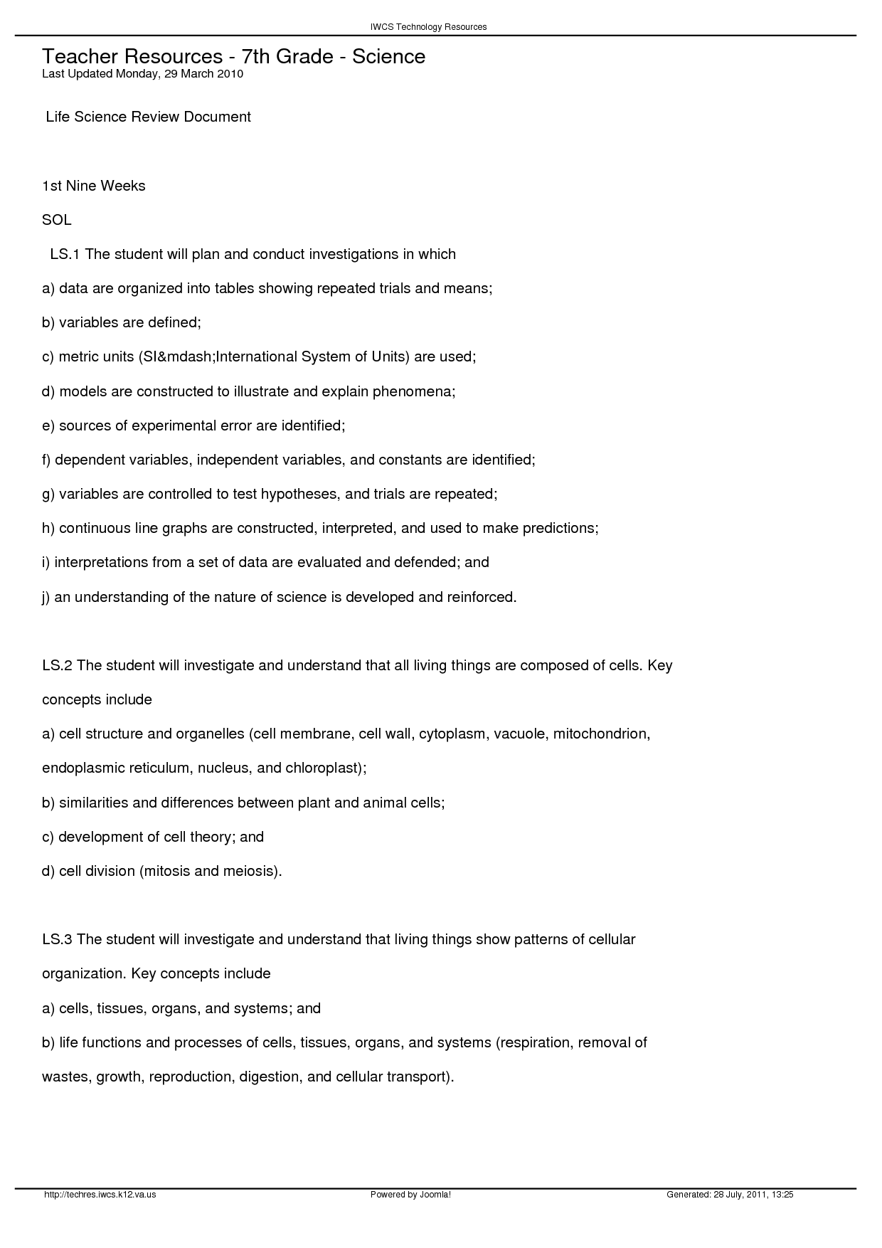 Photosynthesis 7th Grade Science Worksheet Answers