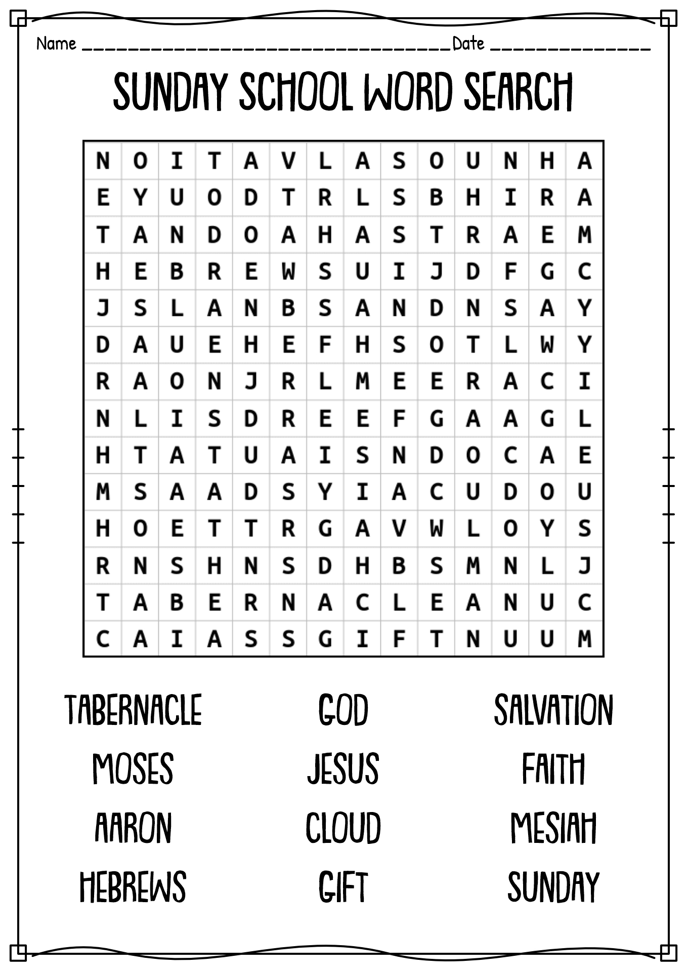 18 Christmas Sunday School Worksheets Free PDF At Worksheeto